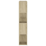NNEVL Book Cabinet Room Divider Sonoma Oak 100x24x124 cm