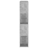NNEVL Book Cabinet Room Divider Concrete Grey 100x24x124 cm