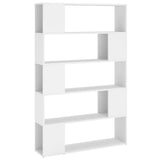NNEVL Book Cabinet Room Divider White 100x24x155 cm Chipboard