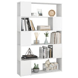 NNEVL Book Cabinet Room Divider White 100x24x155 cm Chipboard