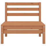 NNEVL Garden Middle Sofa Honey Brown Solid Pinewood