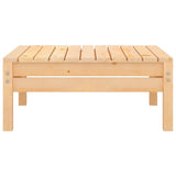 NNEVL Garden Footstool Solid Pinewood