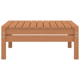 NNEVL Garden Footstool Honey Brown Solid Pinewood