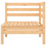 NNEVL 3 Piece Garden Lounge Set Solid Pinewood