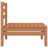 NNEVL 3 Piece Garden Lounge Set Solid Pinewood Honey Brown