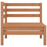 NNEVL 4 Piece Garden Lounge Set Solid Pinewood Honey Brown