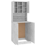 NNEVL Washing Machine Cabinet Concrete Grey