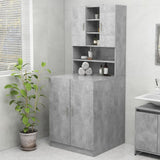 NNEVL Washing Machine Cabinet Concrete Grey
