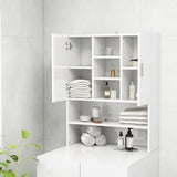 NNEVL Washing Machine Cabinet High Gloss White