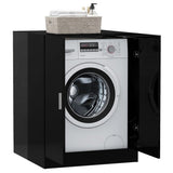 NNEVL Washing Machine Cabinet High Gloss Black