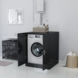 NNEVL Washing Machine Cabinet High Gloss Grey