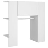 NNEVL Hallway Cabinets 2 pcs White Engineered Wood