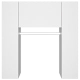 NNEVL Hallway Cabinets 2 pcs White Engineered Wood