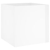 NNEVL Hallway Furniture Set High Gloss White Engineered Wood