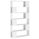 NNEVL Book Cabinet Room Divider White 100x24x188 cm