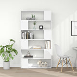 NNEVL Book Cabinet Room Divider White 100x24x188 cm