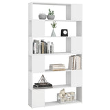 NNEVL Book Cabinet Room Divider White 100x24x188 cm