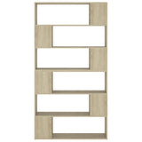 NNEVL Book Cabinet Room Divider Sonoma Oak 100x24x188 cm