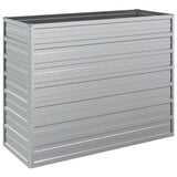 NNEVL Garden Raised Bed 100x40x77 cm Galvanized Steel Silver