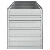 NNEVL Garden Raised Bed 100x40x45 cm Galvanized Steel Silver