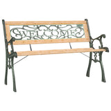 NNEVL Garden Bench 122 cm Solid Wood Fir