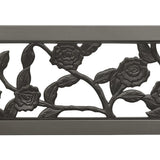 NNEVL Twin Garden Bench 246 cm Grey Steel
