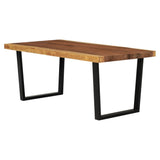 NNEVL Coffee Table Solid Wood Suar 102x54x41 cm