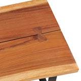 NNEVL Coffee Table Solid Wood Suar 102x54x41 cm