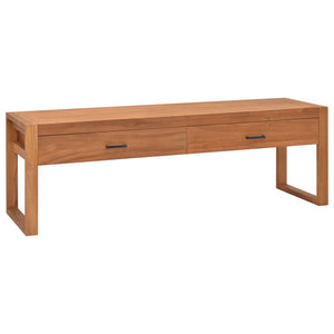 NNEVL TV Cabinet 120x40x45 cm Solid Wood Teak