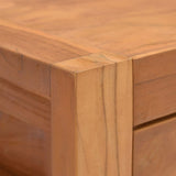 NNEVL TV Cabinet 120x40x45 cm Solid Wood Teak