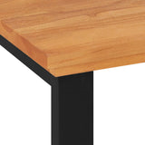 NNEVL Desk 120x45x75 cm Solid Wood Teak