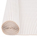 NNEVL Double-Sided Garden Fence 90x400 cm White