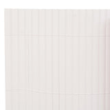 NNEVL Double-Sided Garden Fence 110x400 cm White