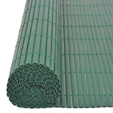 NNEVL Double-Sided Garden Fence 110x500 cm Green