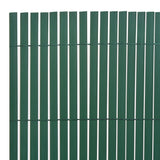 NNEVL Double-Sided Garden Fence 110x500 cm Green