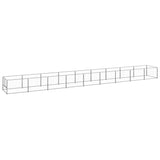 NNEVL Dog Kennel Silver 9 m² Steel