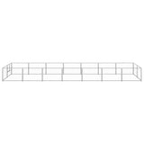 NNEVL Dog Kennel Silver 14 m² Steel