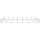 NNEVL Dog Kennel Silver 21 m² Steel