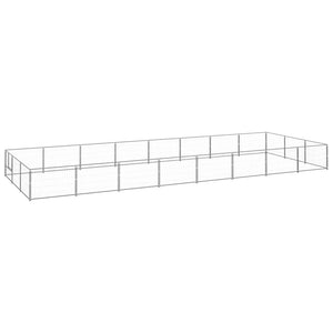 NNEVL Dog Kennel Silver 24 m² Steel