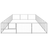 NNEVL Dog Kennel Silver 30 m² Steel
