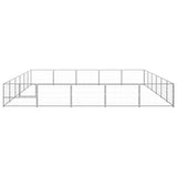 NNEVL Dog Kennel Silver 30 m² Steel