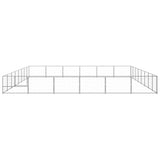 NNEVL Dog Kennel Silver 48 m² Steel