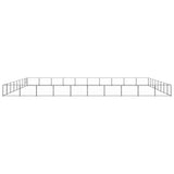 NNEVL Dog Kennel Black 80 m² Steel