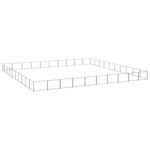 NNEVL Dog Kennel Silver 100 m² Steel