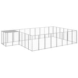 NNEVL Dog Kennel Silver 15.73 m² Steel