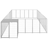NNEVL Dog Kennel Silver 22.99 m² Steel