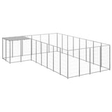 NNEVL Dog Kennel Silver 10.89 m² Steel