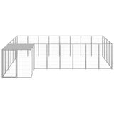 NNEVL Dog Kennel Silver 10.89 m² Steel