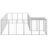 NNEVL Dog Kennel Silver 10.89 m² Steel