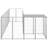 NNEVL Dog Kennel Silver 7.26 m² Steel